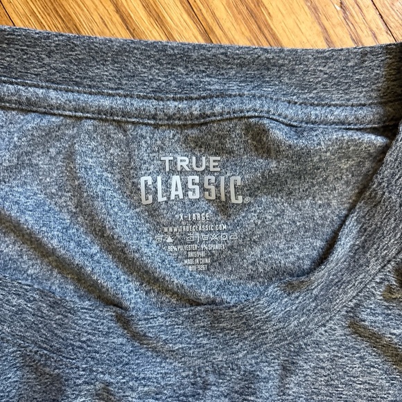 True Classic Mens Long Sleeve Short Sleeve T shirt XL Crew Neck Lot Of 4 - Picture 15 of 15